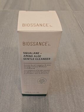 Biossance Squalane + Amino Aloe Gentle Cleanser — White